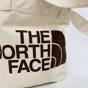 The North Face Logo Printed Canvas Tote
